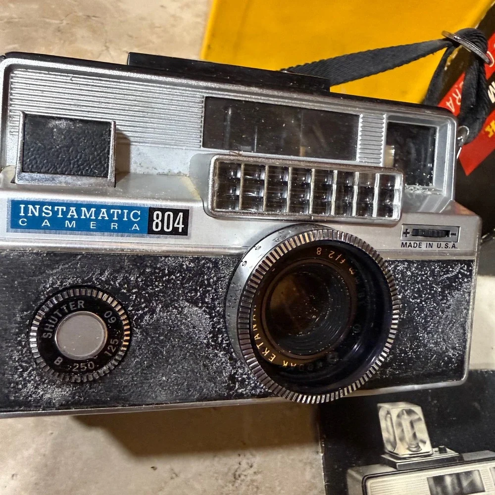 Vintage 60s 70s Kodak Camera Collection Instamatic Flasholder Cubes‎ For Parts